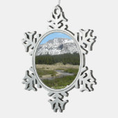 Hoogland Bergstroom I Tin Sneeuwvlok Ornament (Rechts)