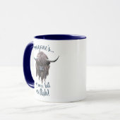 Hoogland Cow, een Wee Bit Schots! Mok (Voorkant links)