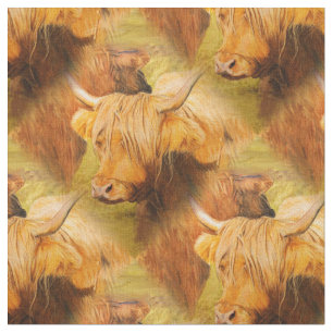 Hoogland Cow. Stof