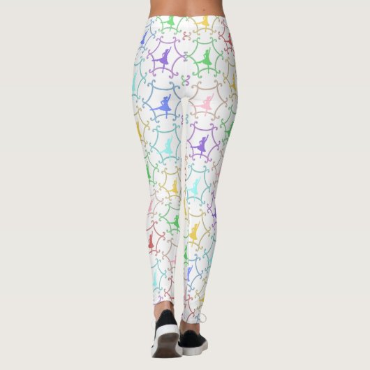 Hoogland Dance Multi-Color Leggings (Achterkant)