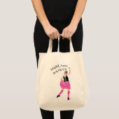 Hoogland Danseres Roze Tote Bag (Voorkant (product))
