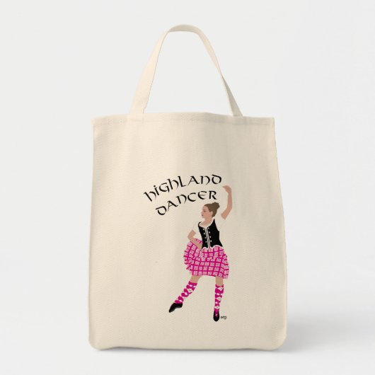 Hoogland Danseres Roze Tote Bag (Voorkant)