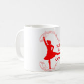 Hoogland Dansleraar - Rood Koffiemok (Voorkant links)