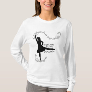 Hoogland Dansleraar - Zwarte Silhouet T-shirt
