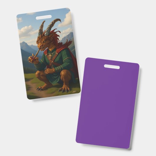 Hoogland Draak Badge (Voor- en achterkant)
