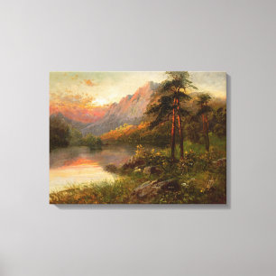 Hoogland eenzaamheid canvas afdruk