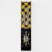 Hoogland Festival Clan MacLeod van Lewis Tent Spandoek (Verticaal)