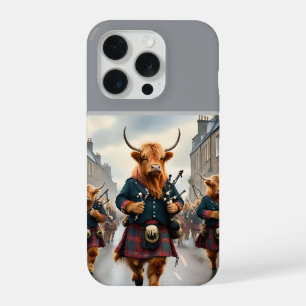 Hoogland Harmonie: Doedelzak Hoogland Koe Band iPhone 15 Pro Case