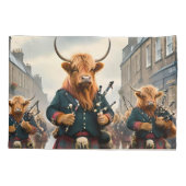Hoogland Harmonie: Duddoedel Highland Koe Band Kussensloop (Achterkant)