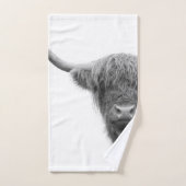 Hoogland Kabelzwart & wit #4 Bad Handdoek (Handdoek)