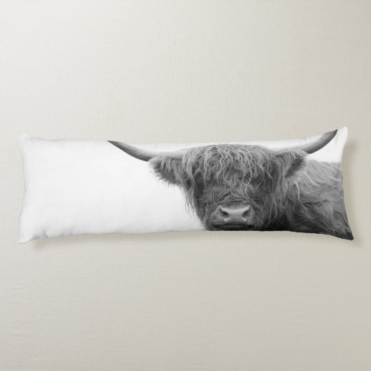 Hoogland Kabelzwart & wit #4 Lichaamskussen (Achterkant)