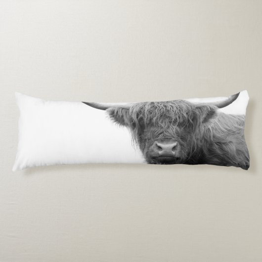 Hoogland Kabelzwart & wit #4 Lichaamskussen (Voorkant)