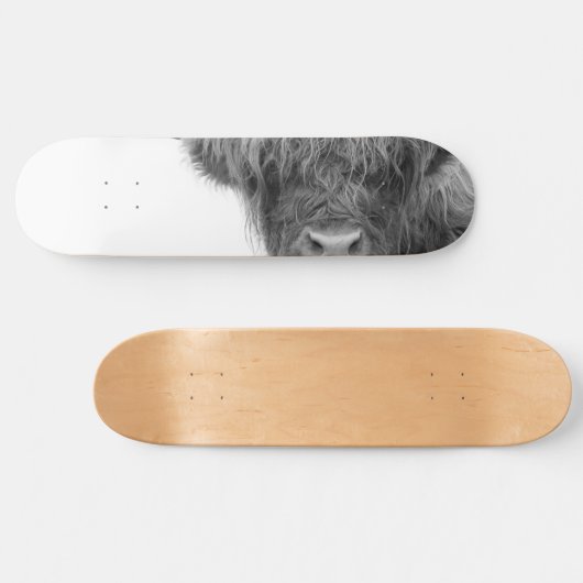 Hoogland Kabelzwart & wit #4 Persoonlijk Skateboard (Horizontaal)