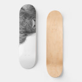 Hoogland Kabelzwart & wit #4 Persoonlijk Skateboard (Voorkant)