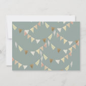 Hoogland Koe 1e verjaardag Kaart (Achterkant)