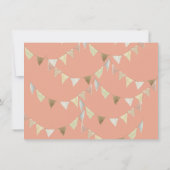 Hoogland Koe 1e verjaardag van de uitnodiging (Achterkant)