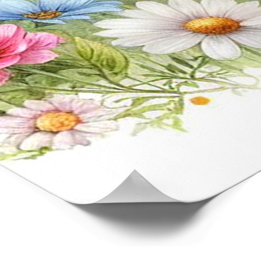 Hoogland Koe 2 Poster (Hoek)