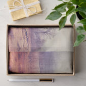 Hoogland Koe 3 in mistig landschap ontvlechting pa Tissuepapier (Geschenk)