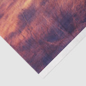 Hoogland Koe 3 in mistig landschap ontvlechting pa Tissuepapier (Detail)