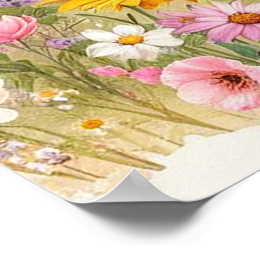 Hoogland Koe 3 Poster (Hoek)