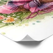 Hoogland Koe 4 Poster (Hoek)