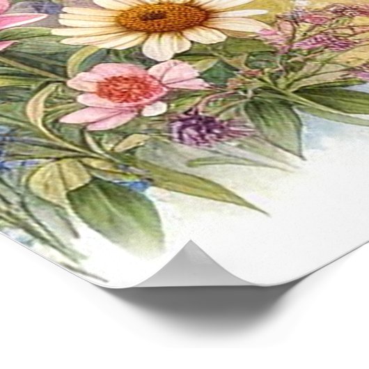 Hoogland Koe 5 Poster (Hoek)