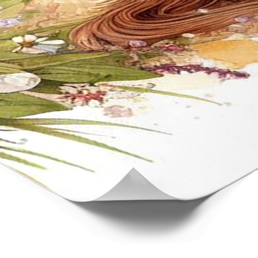 Hoogland Koe 6 Poster (Hoek)