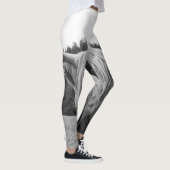 Hoogland Koe #6 #wall #art Leggings (Rechts)
