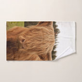 Hoogland Koe #7 #wall #art Bad Handdoek (Handdoek)