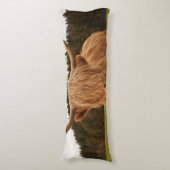 Hoogland Koe #7 #wall #art Lichaamskussen (Voorkant Verticaal)