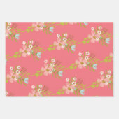 Hoogland Koe Baby shower Wreath Inpakpapier Vel (Voorkant 2)