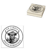  Hoogland Koe Bookplaat Rubberstempel (Gestempeld)