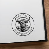  Hoogland Koe Bookplaat Rubberstempel