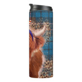 Hoogland Koe Buffalo Plaid 4 juli Onafhankelijkhei Thermosbeker (Geroteerd rechts)
