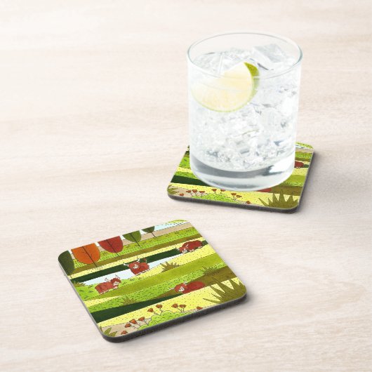 Hoogland Koe Fields Art Bier Onderzetter (Rechterzijde)