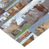 Hoogland Koe Foto-collage, tabeluitvoerder Korte Tafelloper (Hoek)