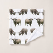 Hoogland Koe Frenzy Bathroom Towel Set Bad Handdoek (Wasdoekje)