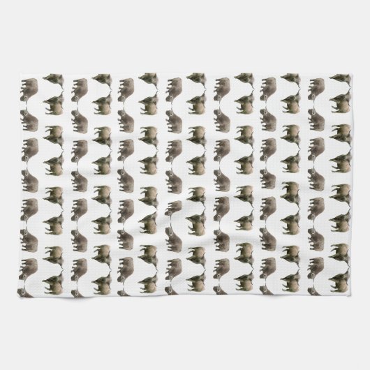 Hoogland Koe Frenzy Kitchen Towel (kies kleur) Theedoek (Horizontaal)