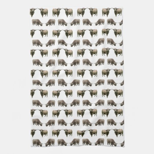 Hoogland Koe Frenzy Kitchen Towel (kies kleur) Theedoek (Verticaal)