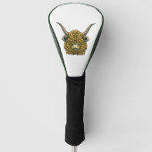 Hoogland Koe Golden Head Golfheadcover (Voorkant)