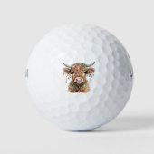 Hoogland Koe golfballen (Voorkant)