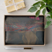 Hoogland Koe in Boho stijl Decoupage Tissuepapier (Geschenk)