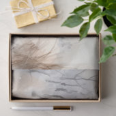 Hoogland Koe in Sneeuw 4 Decoupage Paper Tissuepapier (Geschenk)