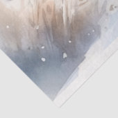 Hoogland Koe in Sneeuw 4 Decoupage Paper Tissuepapier (Detail)