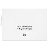 Hoogland Koe in veld blanco kaart (Achterkant Horizontaal)