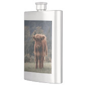 Hoogland koe kalf herfstgrasveld flacon (Links)