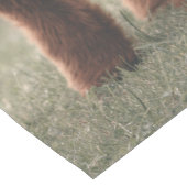 Hoogland koe kalf herfstgrasveld korte tafelloper (Hoek)