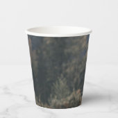 Hoogland koe kalf herfstgrasveld papieren bekers (Voorkant)