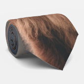 Hoogland koe kalf herfstgrasveld stropdas (Opgerold)