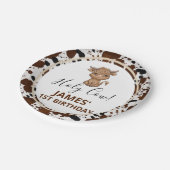 Hoogland Koe Koe Afdrukdag Papieren Bordje (Gekanteld)